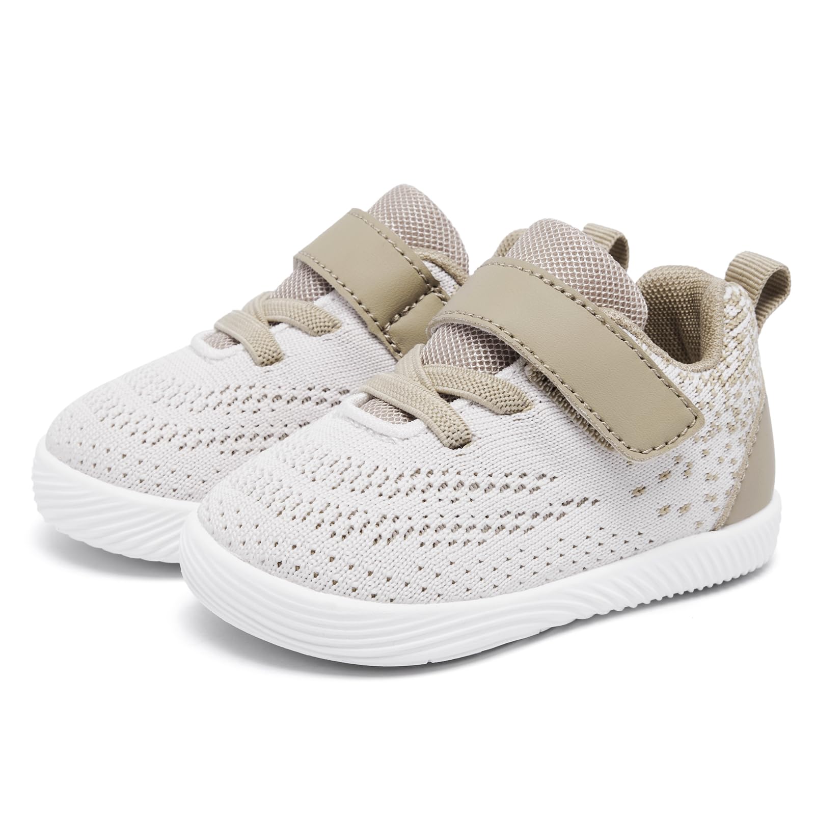 MORENDL Toddler Sneakers Baby Boys & Girls Barefoot Shoes Lightweight Breathable Walking Running Tennis Athletic Sport Shoes