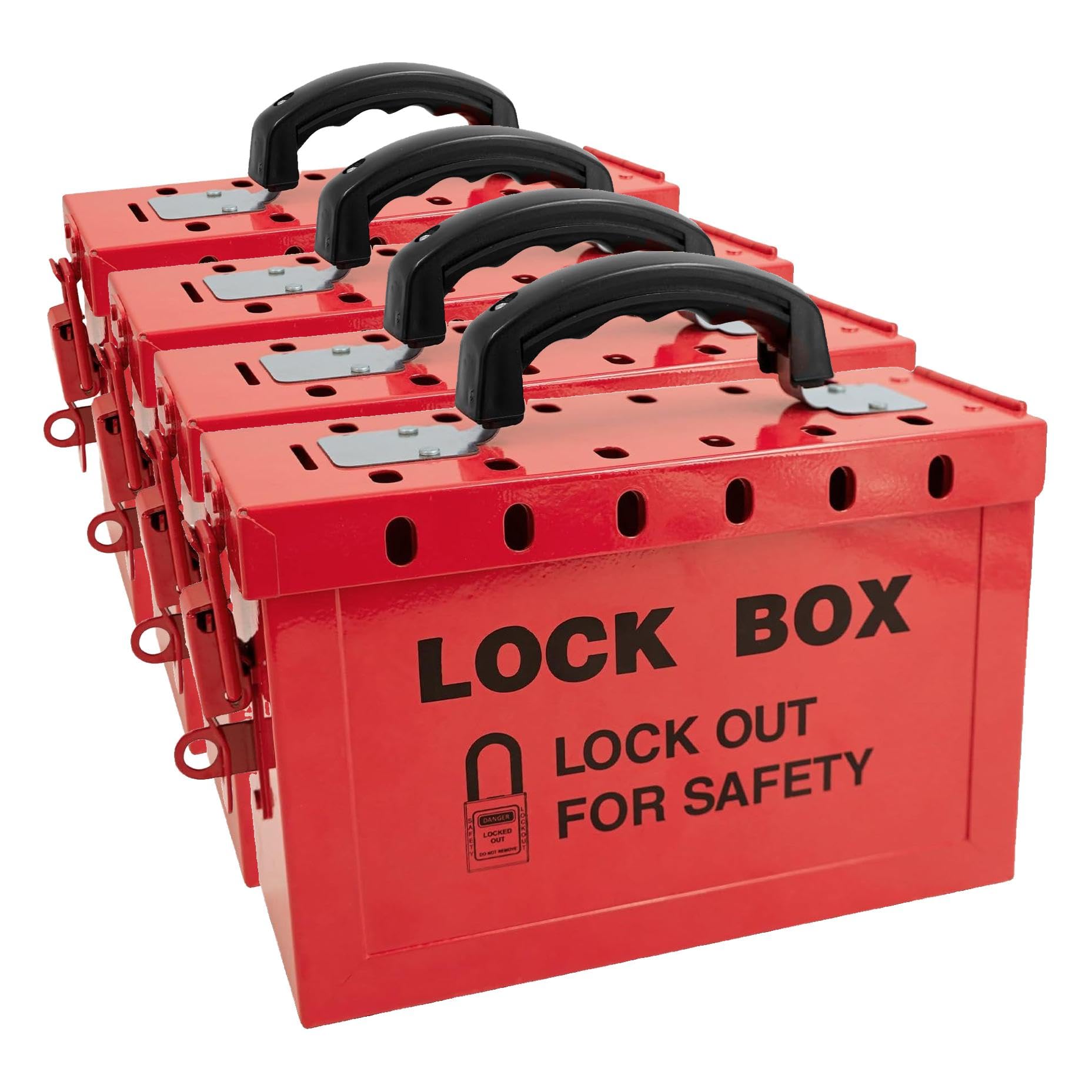OSHA Lockout Tagout Box - Group Lock Box -8 OSHA Lockout Tagout Box - Group Lock Box -8