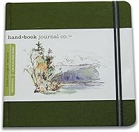 Vista 1 de Speedball - Libro de dibujo, diario de viaje, Verde (Cadmium Green), cuadrado