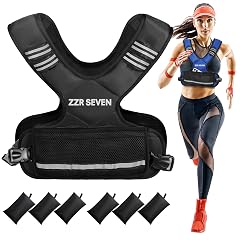 Weighted Vest for Women and Men 4-10lbs 11-20lbs Adjustable Weighted Vest with 6 Iron Sand Weights Running Vest