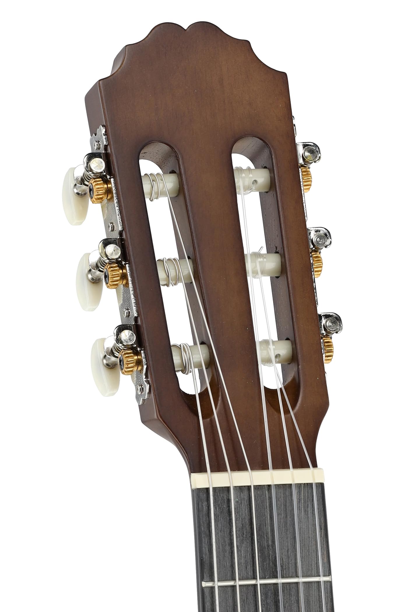 GEWA Chitarra Classica E-Acustica Basic 4/4 Corpo Tiglio Pickup EQ Accordatore Cutaway Noce