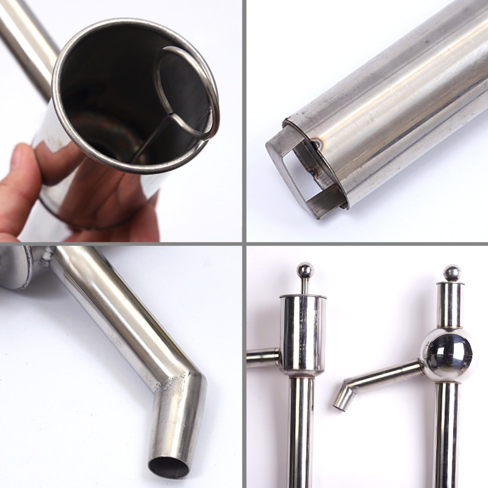 Extractor Aceite Manual | Portátil, Versátil, Bomba Aceite con tubo flexible, para Taller, Garaje, Mecánicos, Forma Bola