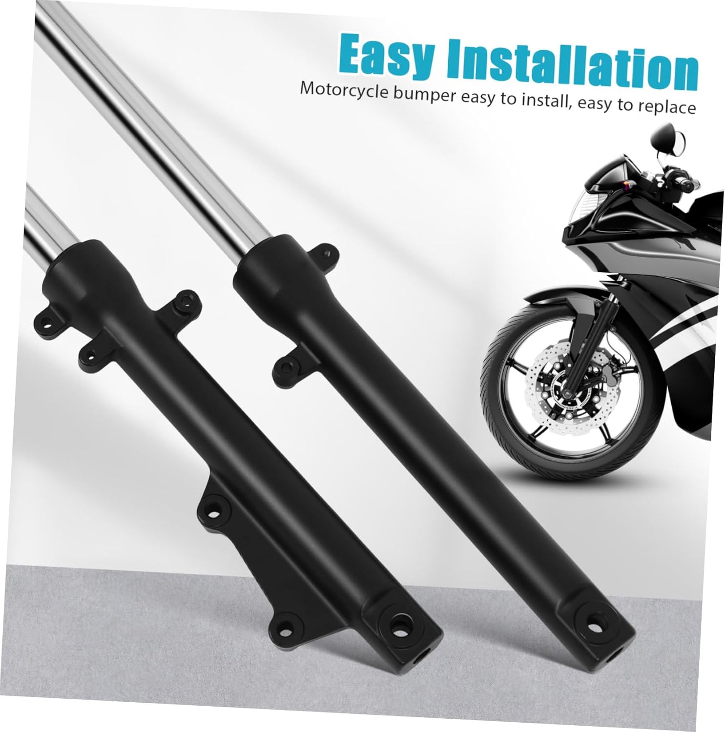 1Pair Motorcycle Front Forks for Mini Bikes Enhanced Suspension for and Craftsmanship for Longevity and Performance