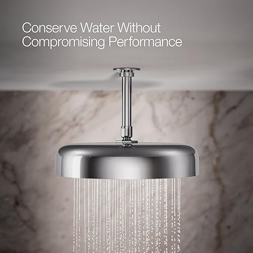 Miniatura 4 de KOHLER 26291-CP Statement Round 12" Single Funtion 2.5 gpm Rainhead, cromo pulido