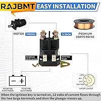 Vista 3 de 435-325, solenoide de arranque de tractor para cortacésped para Craftsman 192507, relé de arranque de 12 V compatible con Husqvarna 532192507, Jo-hn