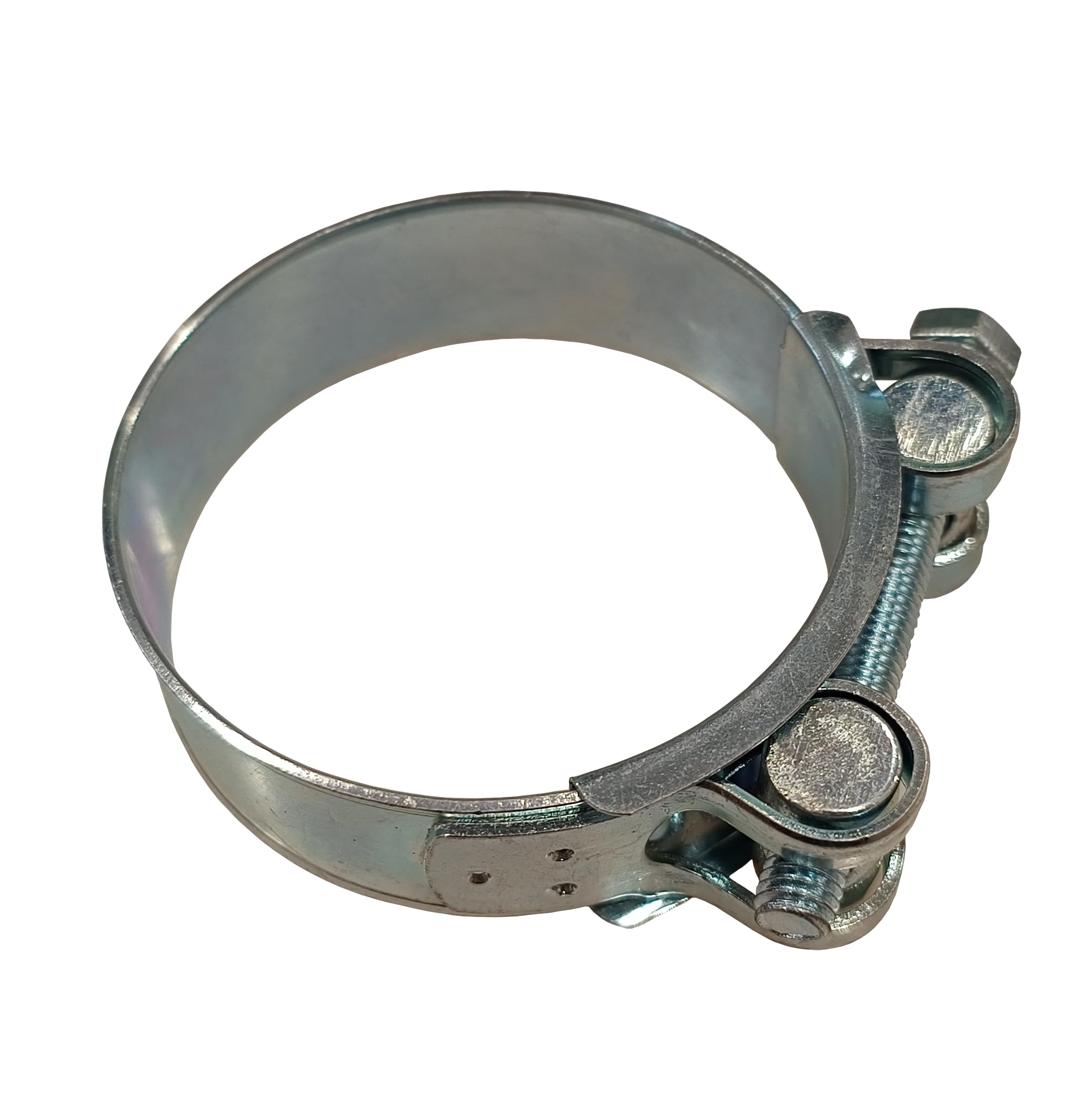 Heavy Duty W1 Galvanized Steel Hose Clamps - High Torque T-Bolt Clips for Irrigation, Suction & Turbo Pipes - Zinc Plated Corrosion Resistant (10, 140mm - 148mm)