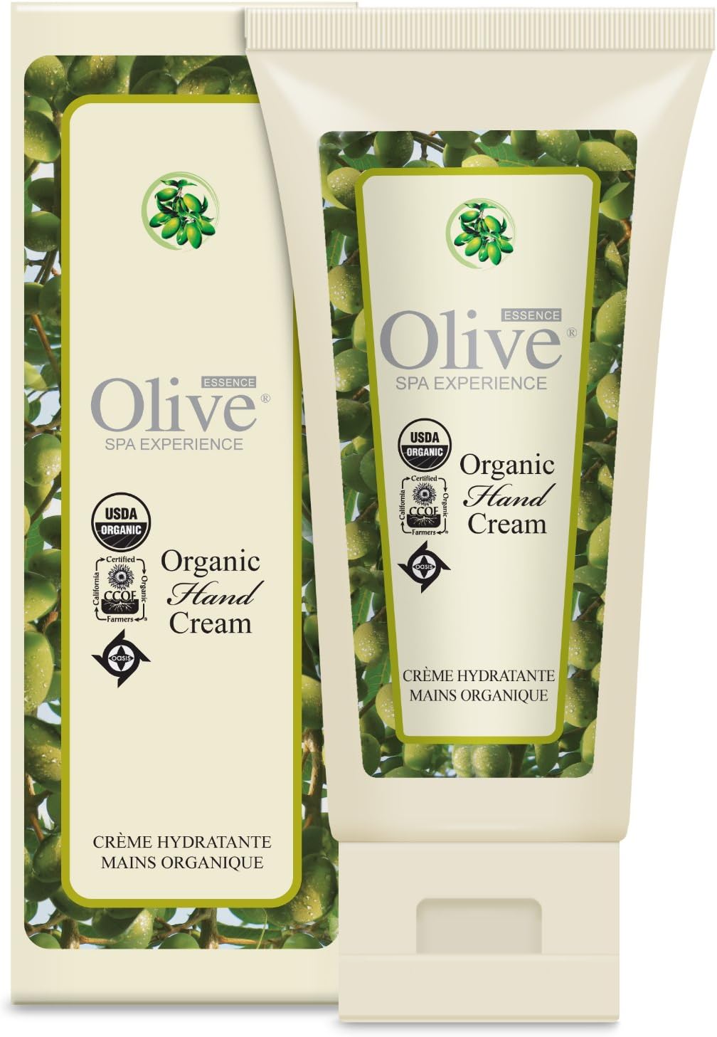 Certified Organic Olive Essence Hand Cream, 6-Ounce