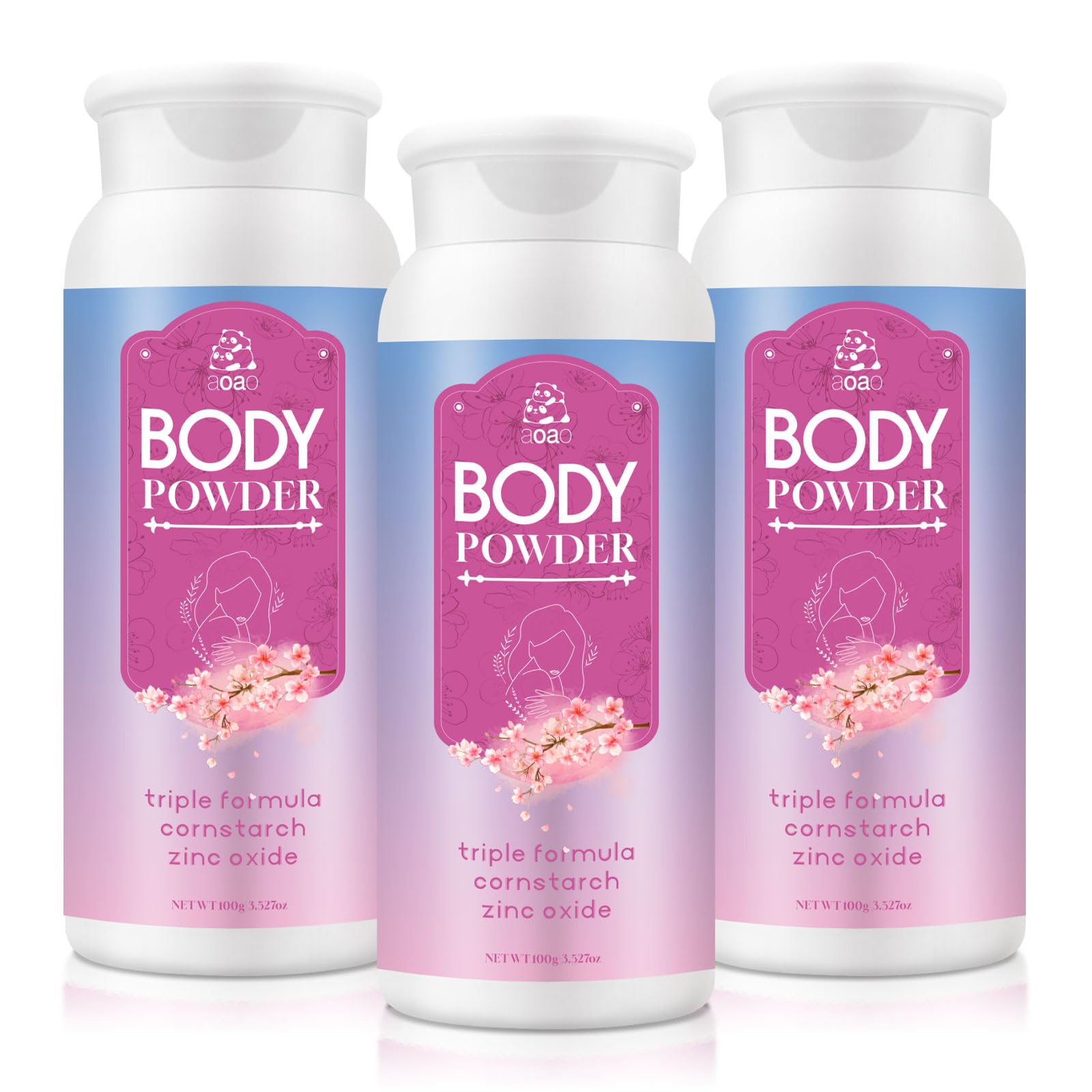 Damen-Körperpuder, reduziert Feuchtigkeit nach dem Duschen, talkumfrei, mit Aloe zur Beruhigung, absorbiert Schweiß & verhindert Scheuern für empfindliche Haut, 140g/5oz (Frisch-3p)