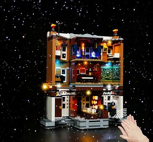 Kit de luz para Lego 12 Grimmauld Place 76408 (juego de lego no incluido) (control de sonido)