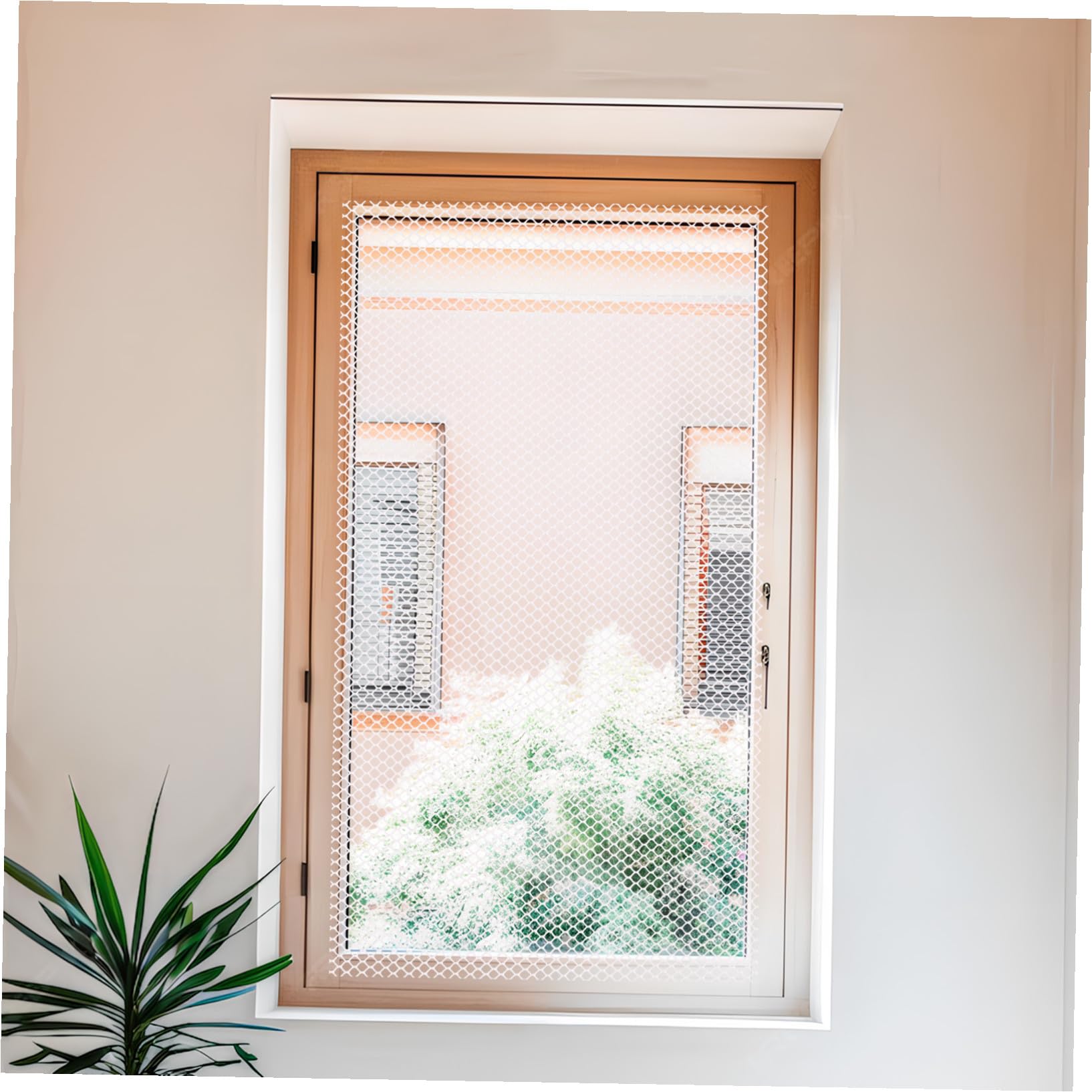 Balkonnetz Schutznetz für Balkon Balkonbarriere aus Kunststoff Windfestes Netz für Balkon Geländerschutz für Einfache Montage Atmungsaktives Maschenzaun-Design für Passend