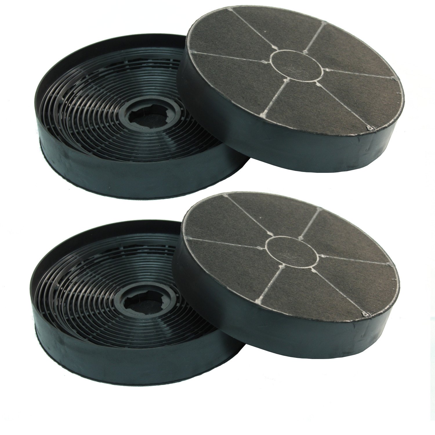 Aktivkohlefilter für Dunstabzugshauben - Fettfilter für Bomann KF561 / PKM CF110 / respekta MIZ0023-4 Stück
