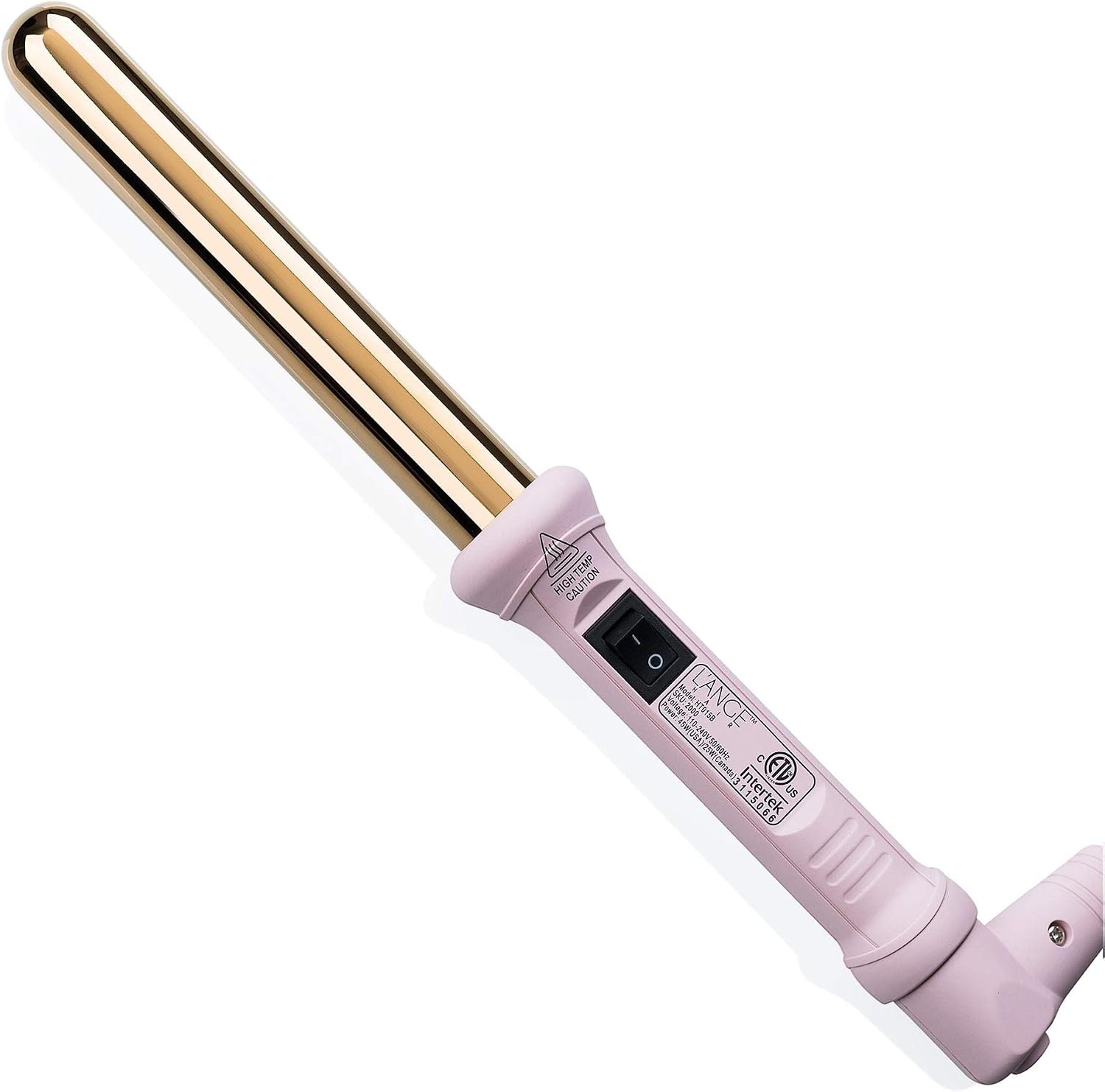 L'ANGE HAIR Ondulé 25MM Titanium Curling Wand | Professional Hot Tools Curling Iron 1 Inch | Salon Hair Styling Wands for Beach Waves | Best Hair Curler Wand for Frizz-Free, Lasting Curls