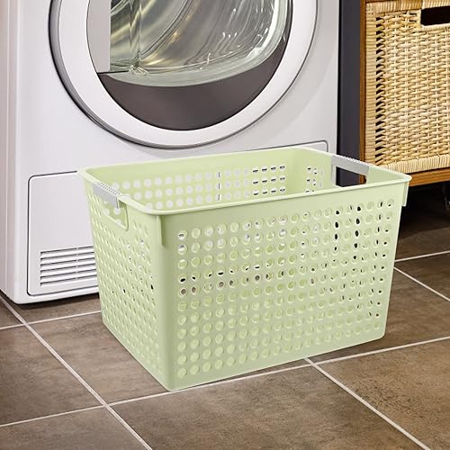 Miniatura 5 de Cabilock Cesta de almacenamiento para artículos de tocador, organizador de almacenamiento para ropa sucia, organizador de ahorro de espacio,