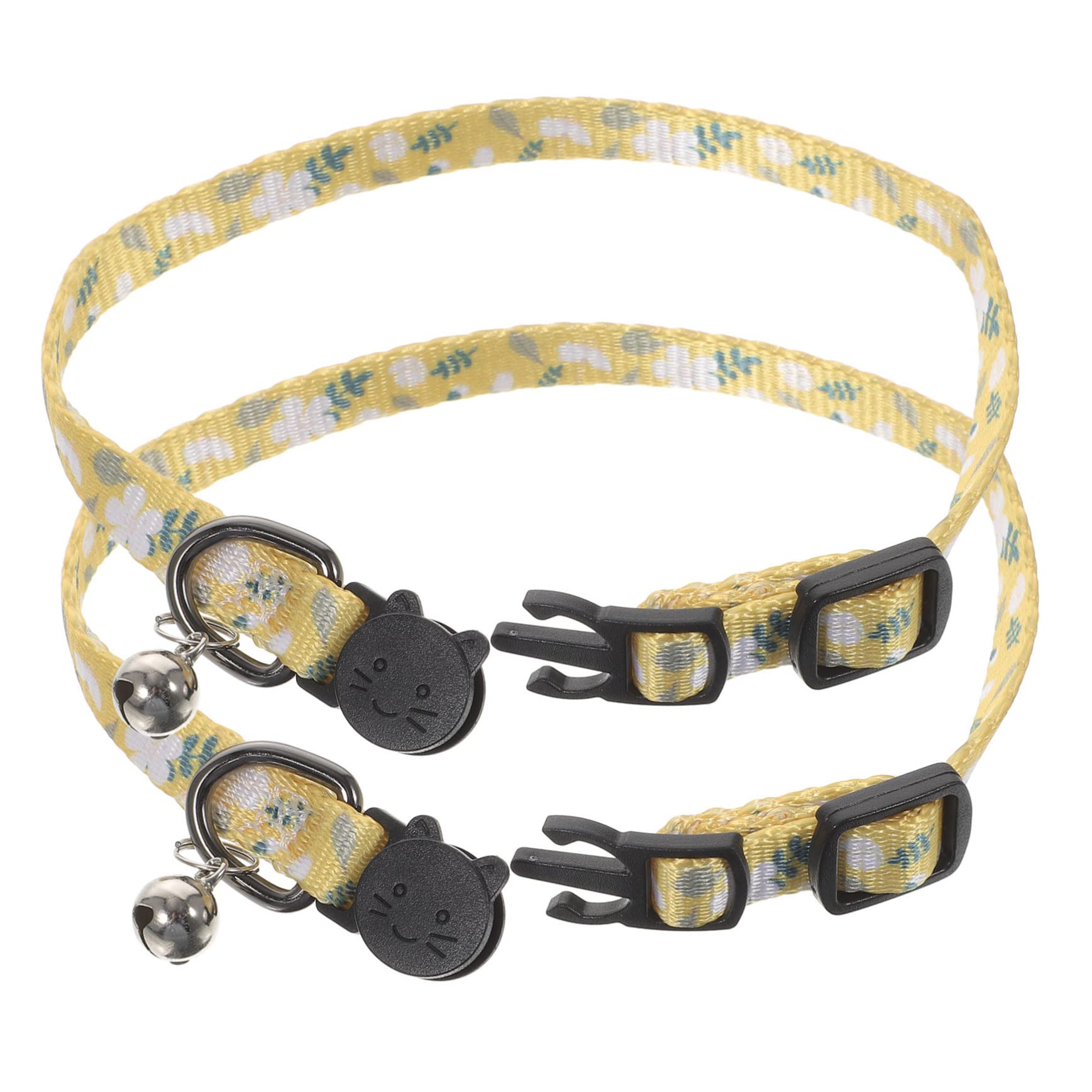Mipcase 10stücke Katzenhalsband Mit Glocke Niedliches Druckdesign Verstellbar Und Ausbruchsicher Für Kleine Hunde Und Katzen Atmungsaktiv Gemütlich Und Leicht Für Verschiedene Anlässe