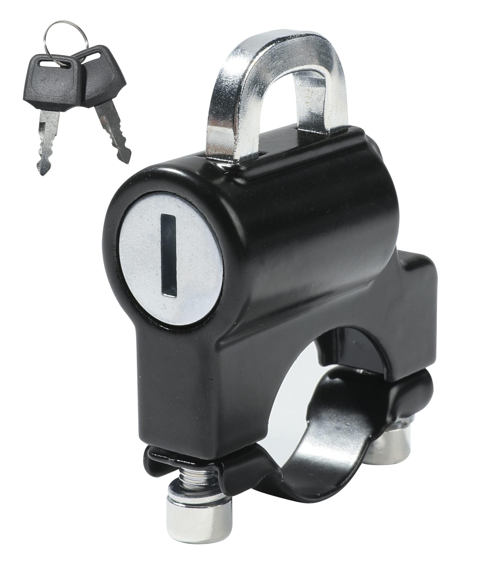 Unifizz Motorcycle Helmet Lock Anti-Theft, Universal Helmet Lock Cable Tamper-Proof Helmet Security Lock with 2 Keys