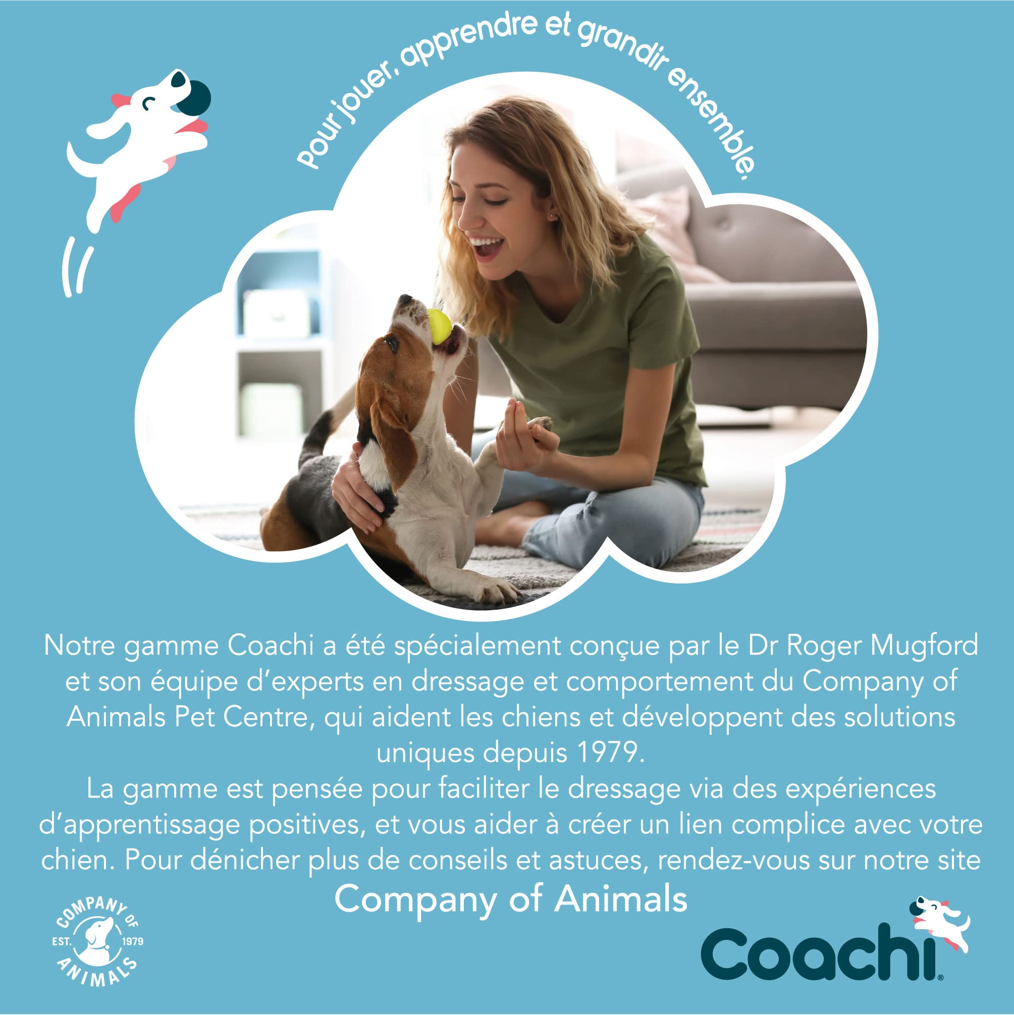 Canvas Training Dummy Coachi, Flotte, à Lancer, Classique des Jouets à rapporter, Dressage de Chiots et Chiens de Chasse. Accessoire pour Petits Chiens et Chiots.