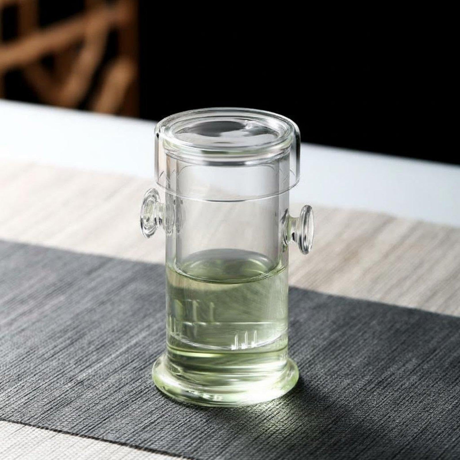 6 Stück Teekanne Glas Teekessel Teebereiter Teeservice mit Herausnehmbarem Aus Borosilikatglas Rutschfreies Ausgießen Und Einfache Reinigung Fü, 3 Stück