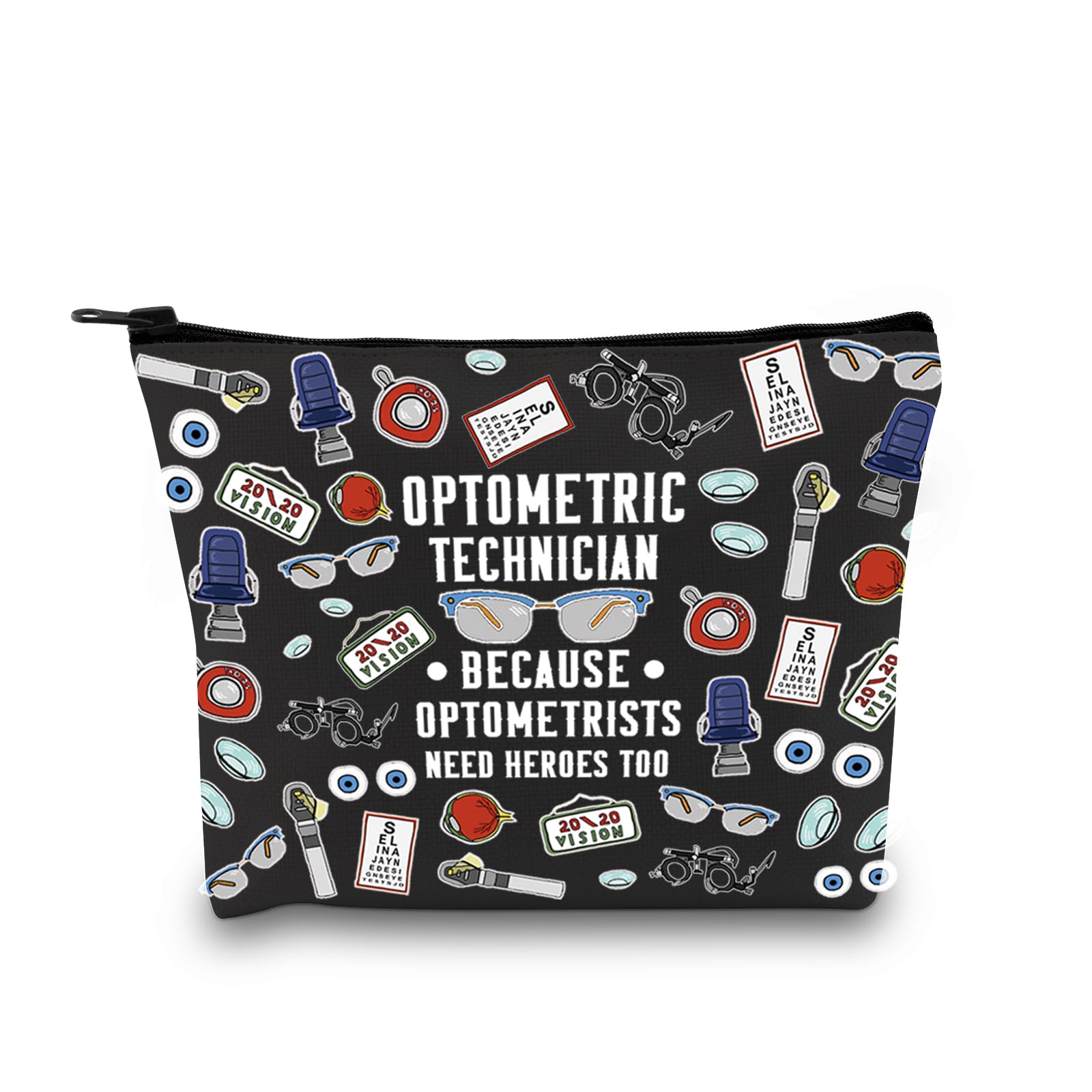 GJTIM Optometry Graduation Gift for Optometrist & Optometric Technician - Vision Care Survival Kit Makeup Bag