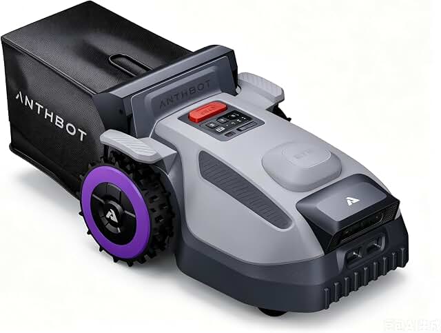 ANTHBOT N8 Robotic Lawn Mower with Sweepe 3/8 Acre features