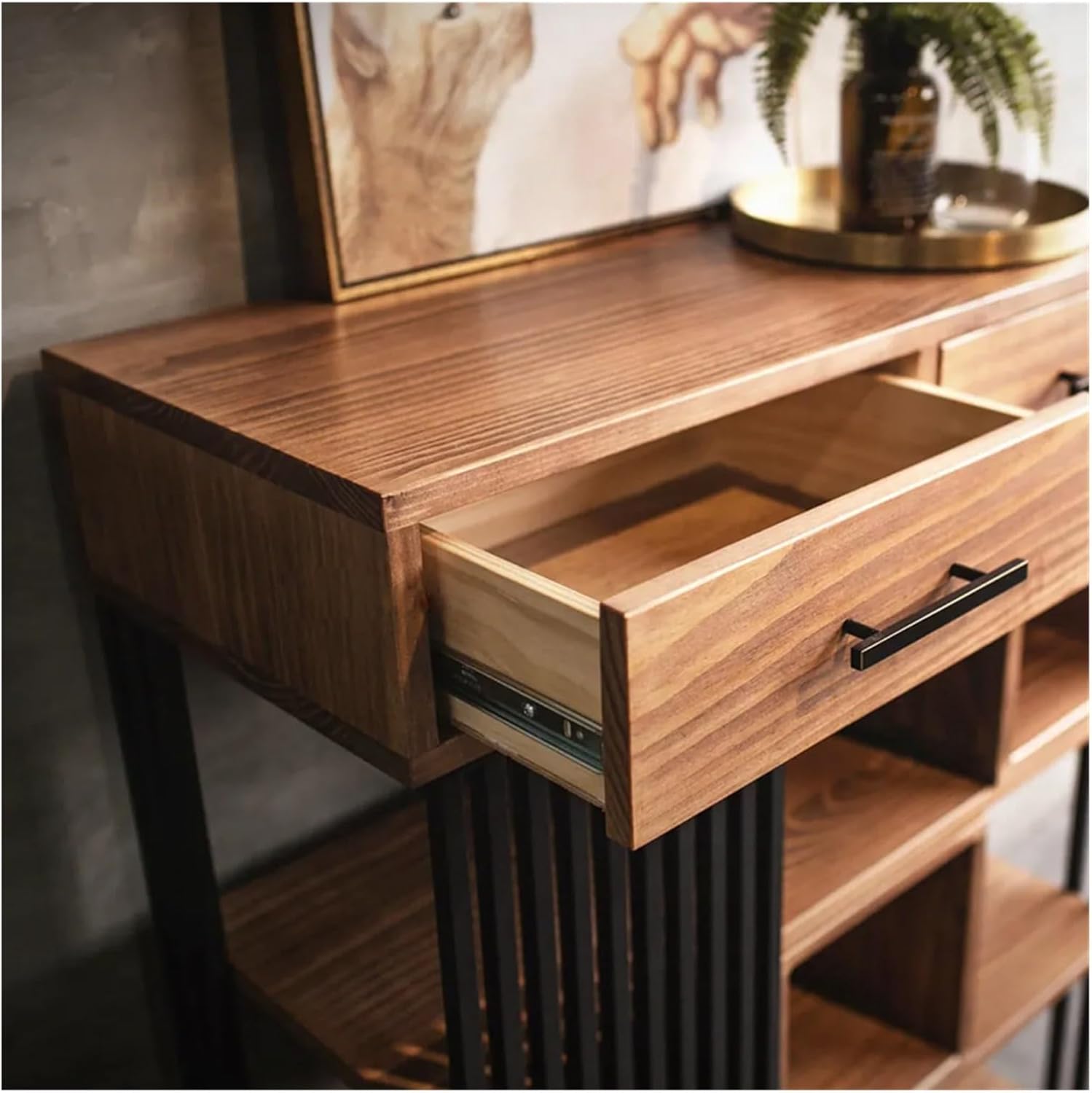Sideboard Cabinet Buffet Cabinet, Wooden Locker with Drawers, Entryway Storage, Buffets and Sideboards Accent, for Dining Room, Bedroom, Hallway Console Coffee Table