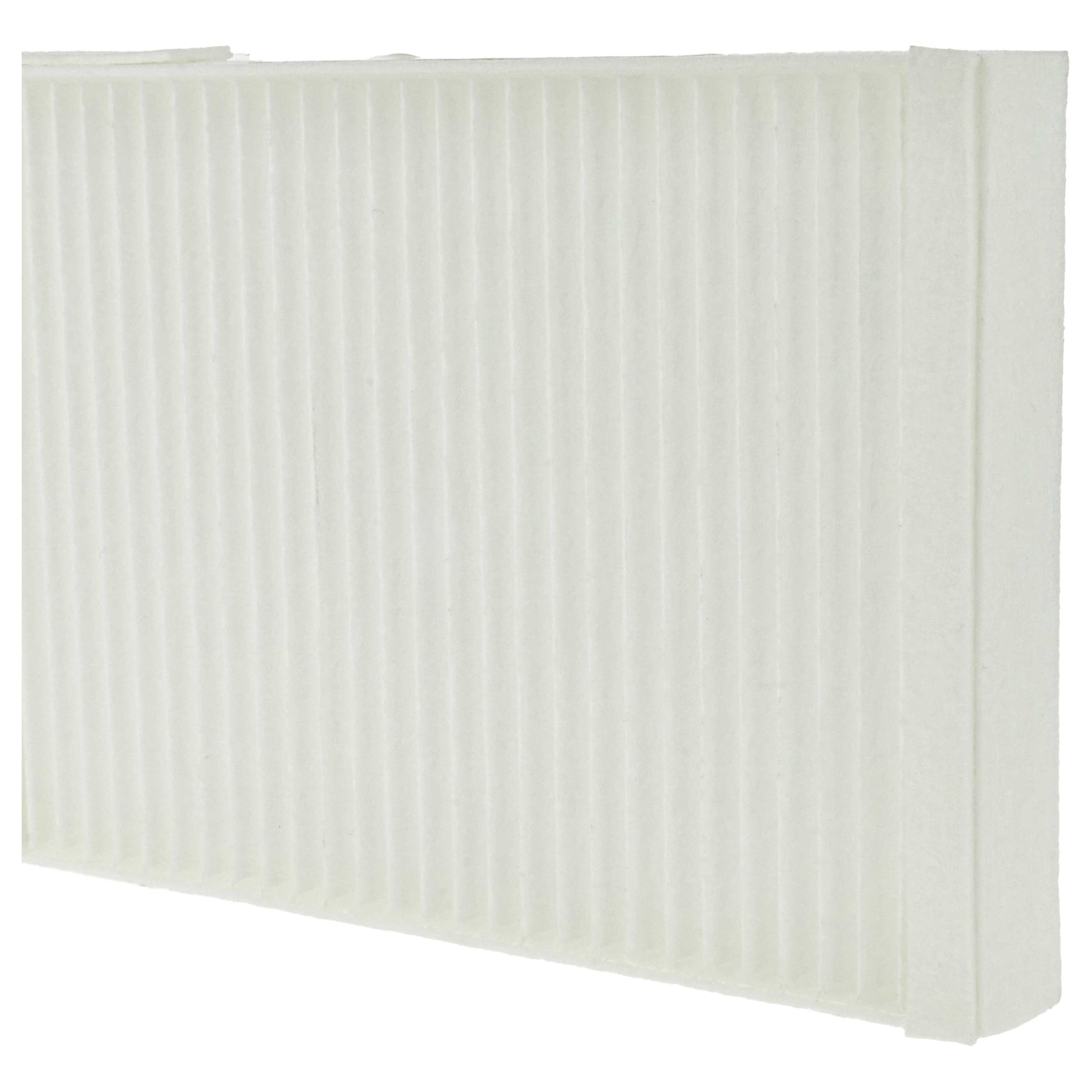 vhbw Zestaw filtrów kompatybilny z urządzeniem wentylacyjnym Zehnder ComfoSpot 50, filtr powietrza G4/F7 (4 sztuki), 18 x 12 x 4 cm, biały