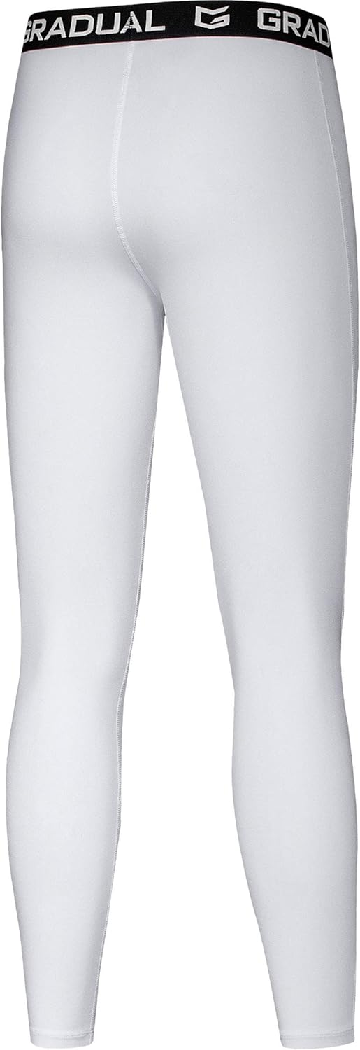 G Gradual Boys' Compression Pants Youth Thermal Base Layer Fleece Tights Sports Basketball Leggings for Boys - Image 4