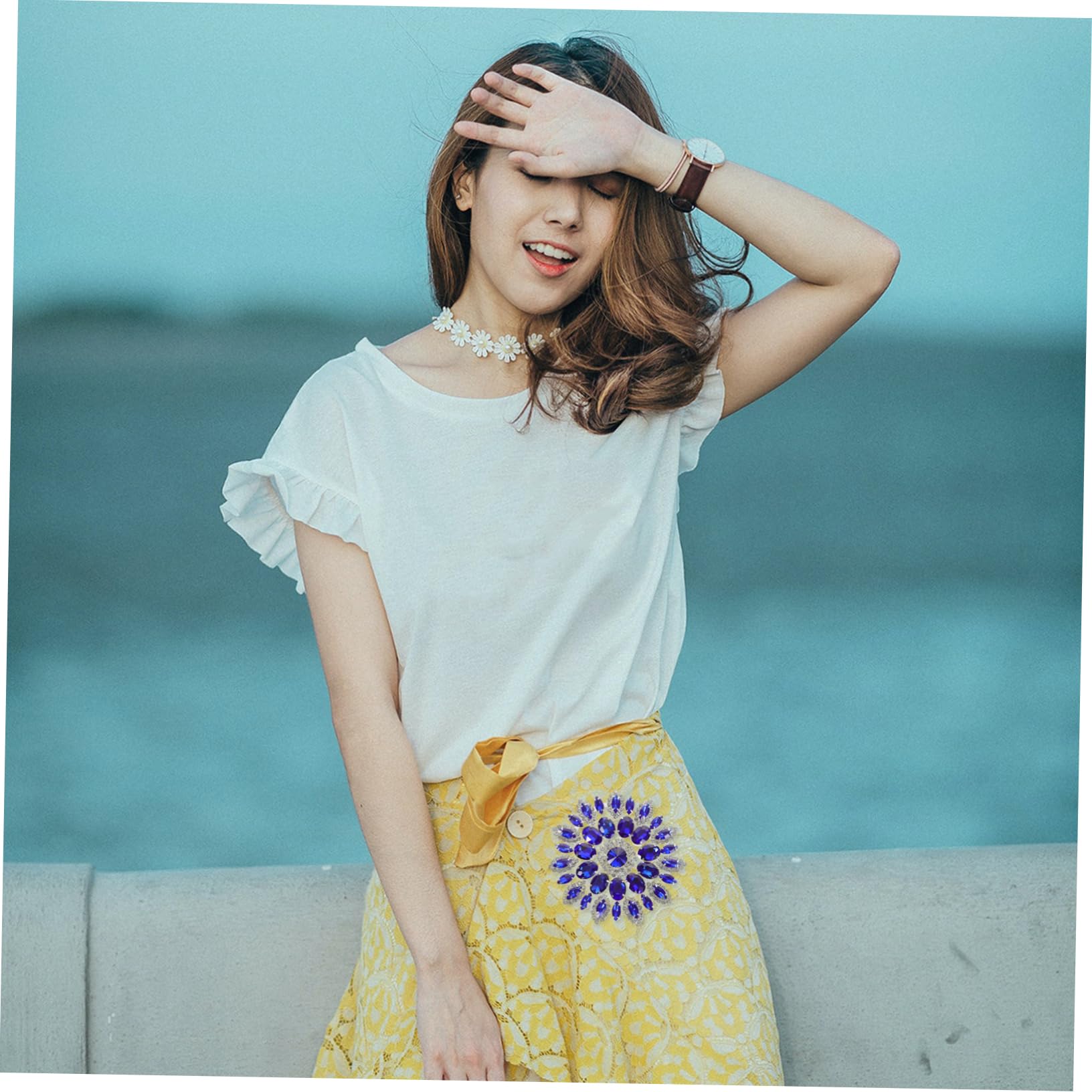 TEHAUX 3pezzi Termoadesiva Decorativa Strass e Paillettes Applicazione Creativa per Abbigliamento e Accessori per Personalizzare Jeans Giacche e Sciarpe con Base Argentata