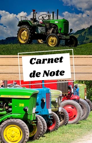 carnet de note tracteur ancien: journal pour les amoureux de tracteurs et machines agricoles vintage / rétro / de collection
