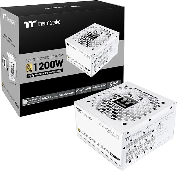 Thermaltake Toughpower GT ATX 3.1, 1200W, Neige