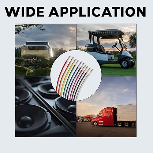 Miniatura 7 de BEST CONNECTIONS Cable primario automotriz de calibre 10 Ideal para audio de automóvil, automotriz y remolque Cableado eléctrico duradero