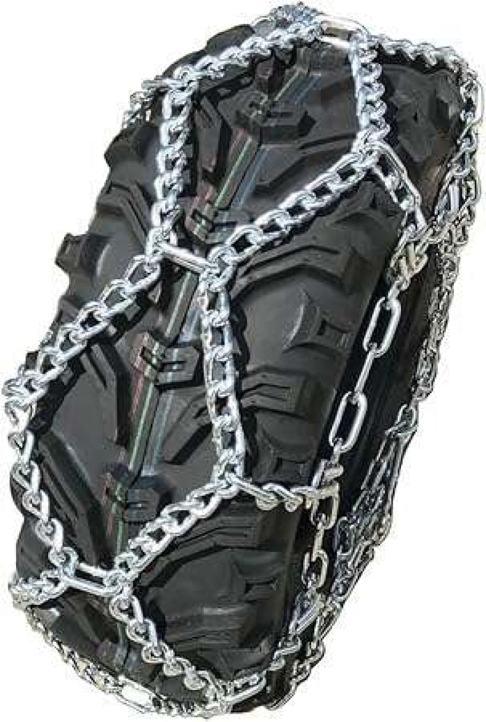 ATV UTV Snow Chains 25x10x10 Or 25x10x12 Sizes 25x8-12 Net Pattern Sold In Pairs