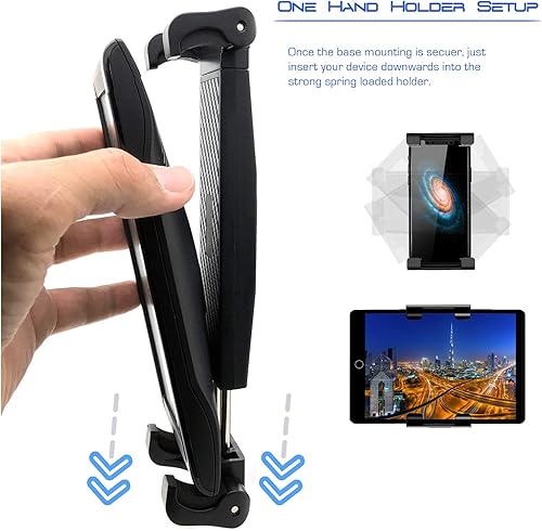 Miniatura 6 de ChargerCity LongArm Xtreme Tablet Bebidas Bebidas Soporte para Todas las Tabletas como Apple iPad PRO Air Mini Galaxy Tab Surface Pro Slate