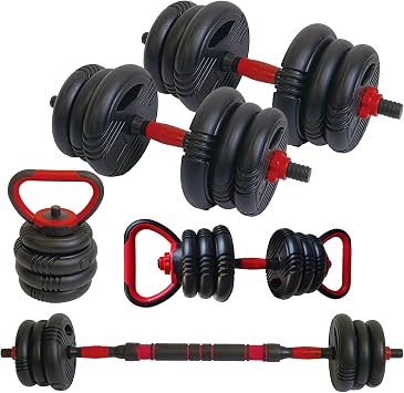 Dumbbell Variable Dumbbell Set of 2 4-Way Kettlebell Barbell Quiet