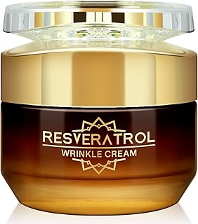 Crema antiarrugas Resveratrol, crema facial a...