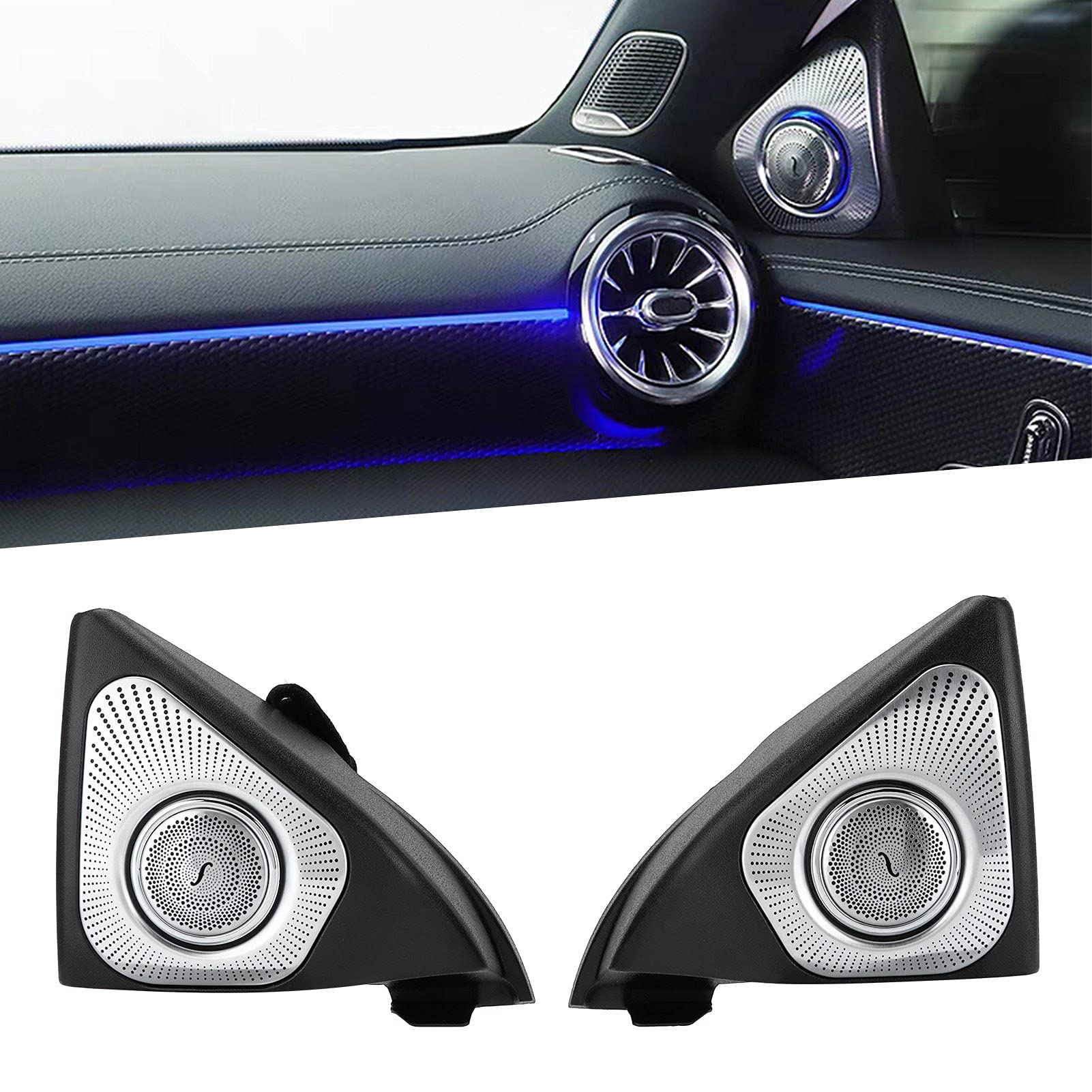 Amazon.co.jp: 回転ツイーター、マットクローム表面左右ペア 64 カラー