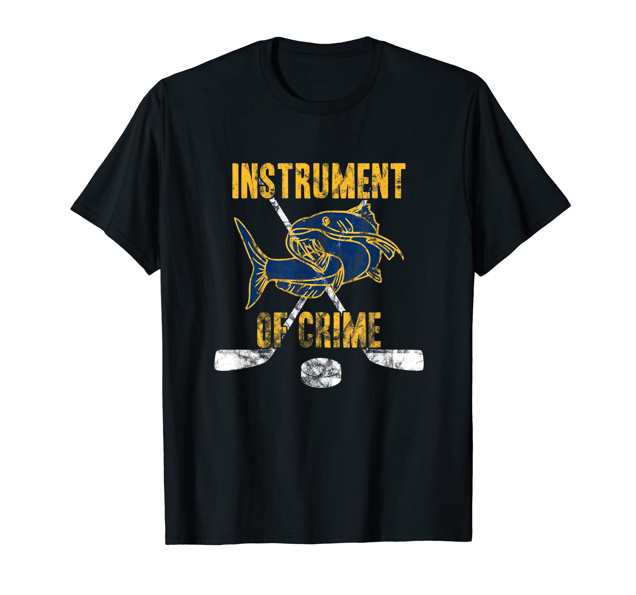 Stereotypical TeesInstrument of Crime -Catfish Hockey Shirt T-Shirt