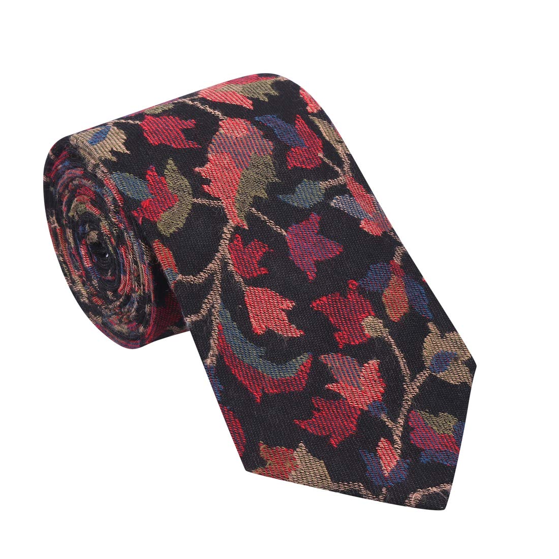 pashtush Mens Woven Jacquard Necktie, Tie for men, Bright Colours, Free Size Mens Tie-picture-56