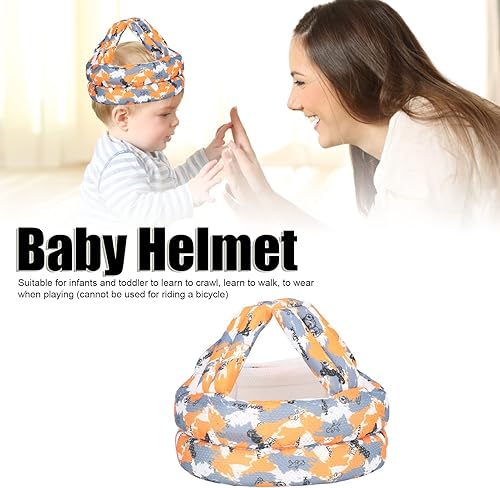 Miniatura 7 de Casco de bebé, casco de bebé, absorción de golpes, suave, transpirable, cabeza o sombrero para gatear y caminar