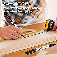 Vista 5 de coruscant Fine Point Permanent Markers Bulk, 18 Pack Quickly Drying, Waterproof, Smudge-proof, Fade Resistant Ink for Writing, Labeling on Plastic