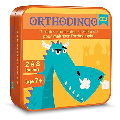 Aritma - OrthoDingo - Jeux de cartes, Orthographe, 7 ans