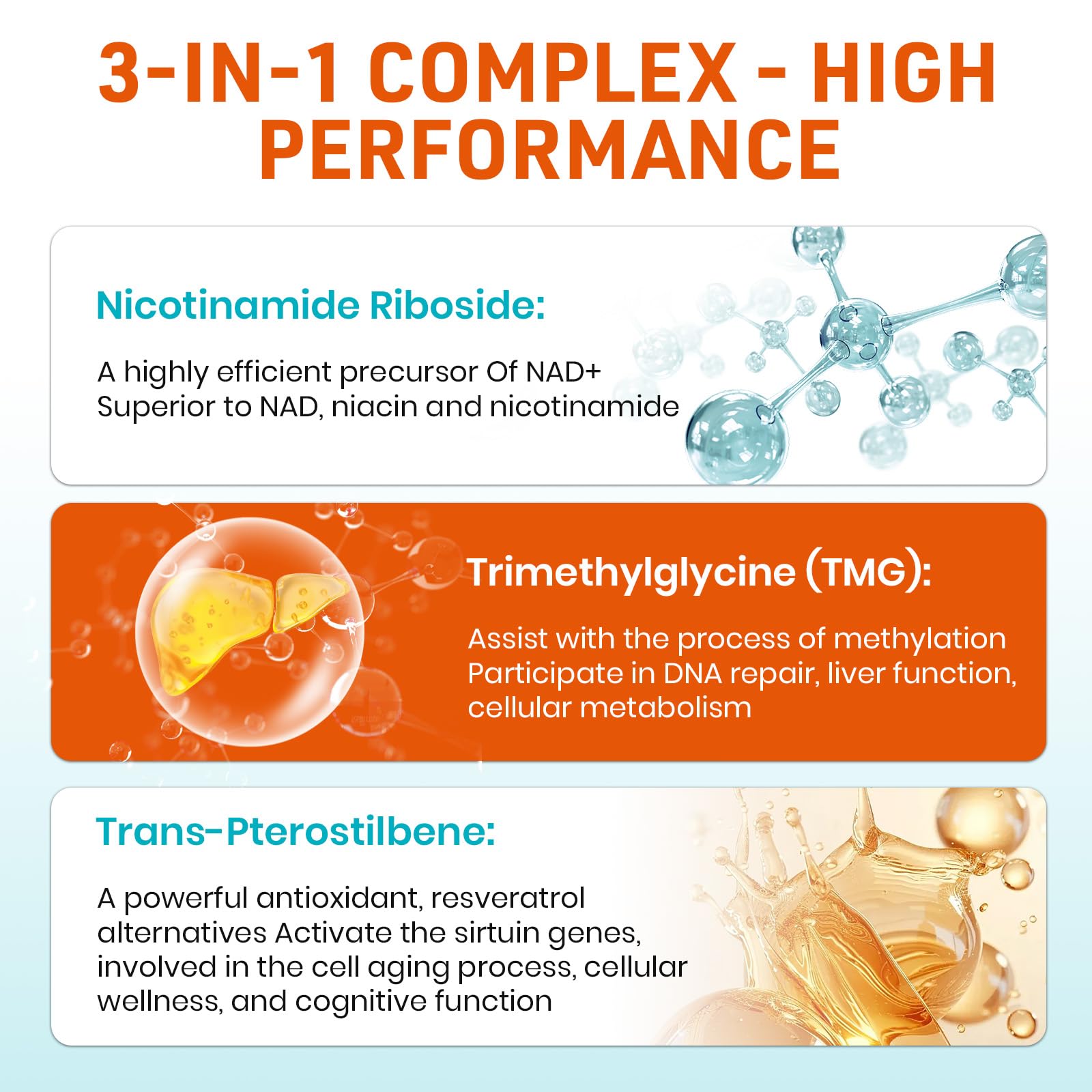 Liposomal Nicotinamide Riboside 2000mg, NAD+ Supplement, 60 Softgels — Amazon image 4