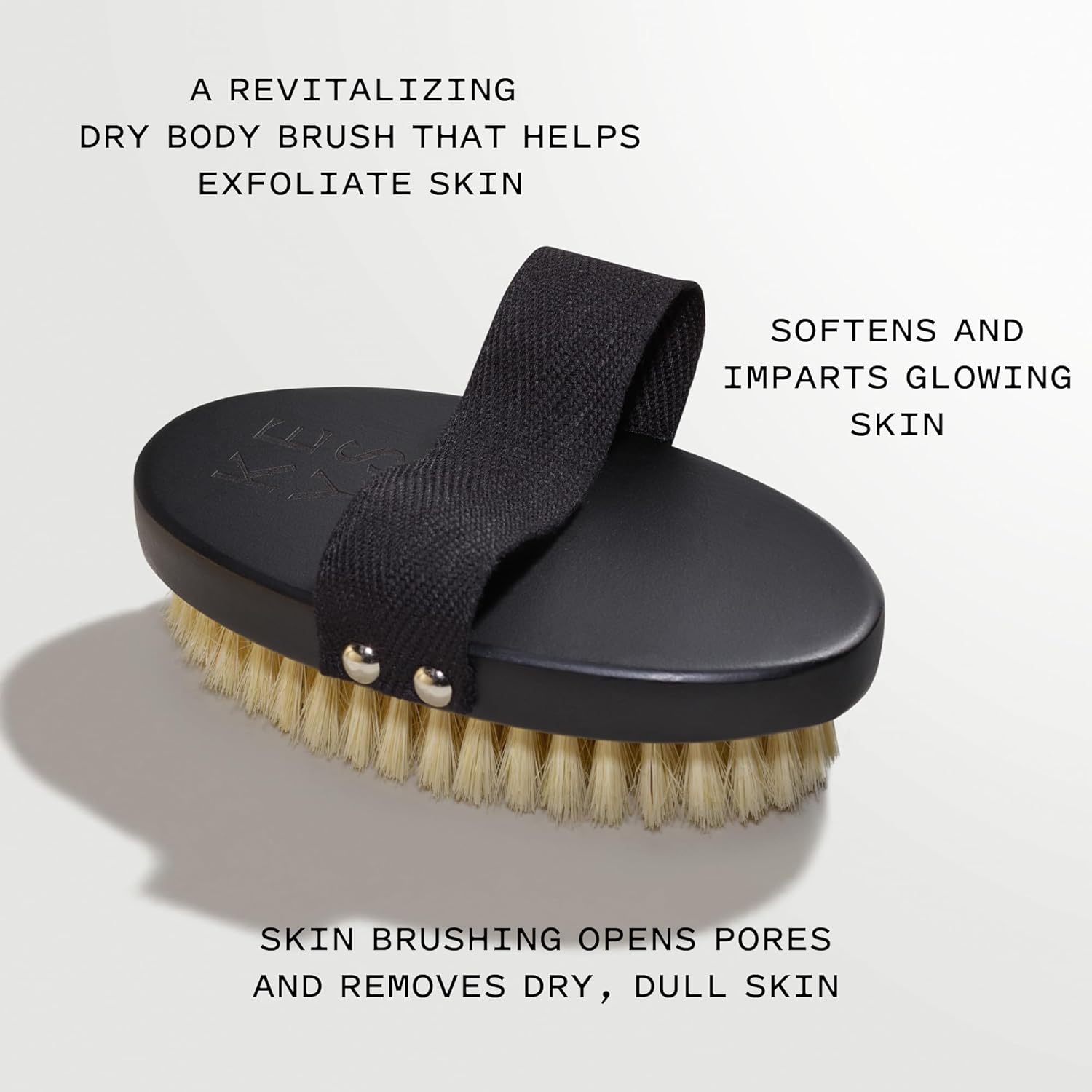 Keys Soulcare Energizing Dry Body Brush, Gently Exfoliates & Opens Pores for Soft, Smooth, Brighter & Glowing Skin, Vegan, Cruelty-Free - Image 4