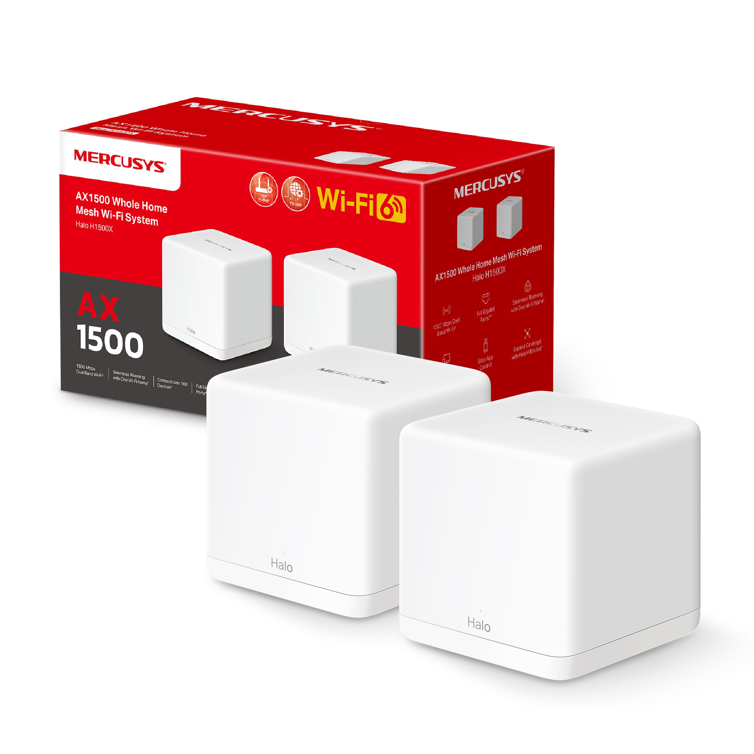 Mercusys Halo H1500X Wi-Fi 6 Mesh WLAN