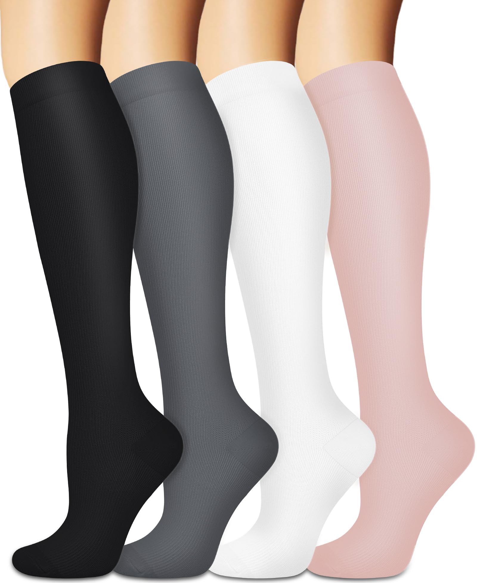 Sooverki Compression Socks for Women and Men Circulation (3/4 Pairs) is Best Support for Running Athletic Cycling Hiking