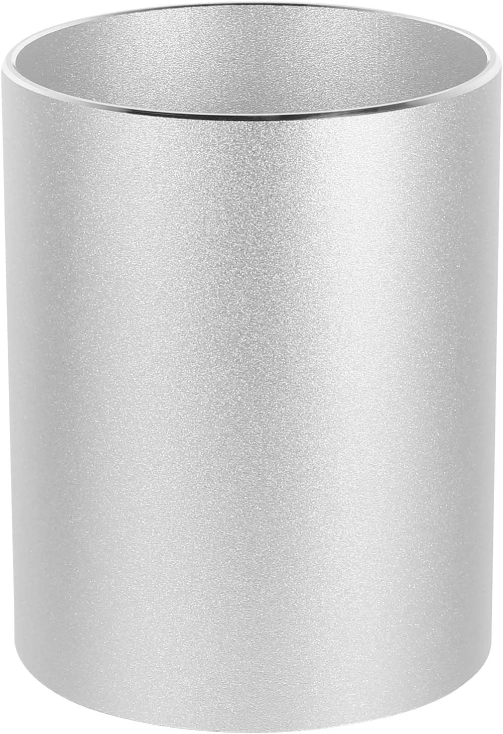 Porte-stylo Pot à crayons Fournitures de bureau Organisateur de stockage Conteneur de bureau Topper Bureau Topper Porte-stylo en alliage d'aluminium Porte-crayon rond Porte-gobelet Stylo Organisateur