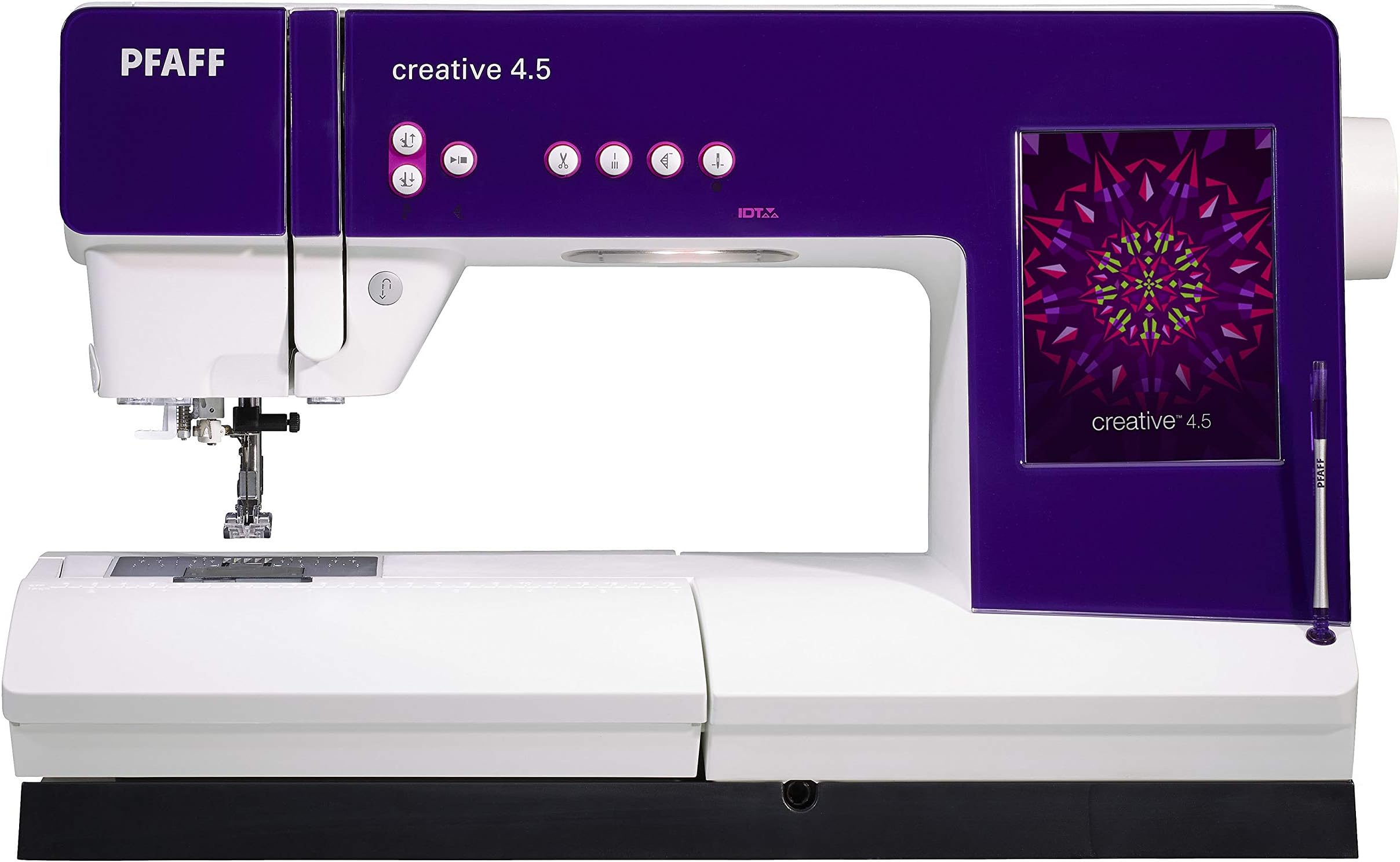 Pfaff Creative 4.5 Sewing & Embroidery Machine, Purple