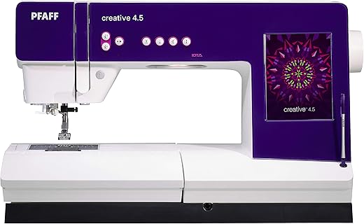 Pfaff Creative 4.5 Sewing & Embroidery Machine, Purple