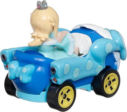 Miniatura 3 de Hot Wheels Mario Kart Rosalina Diecast Car [Reina del Cumpleaños]