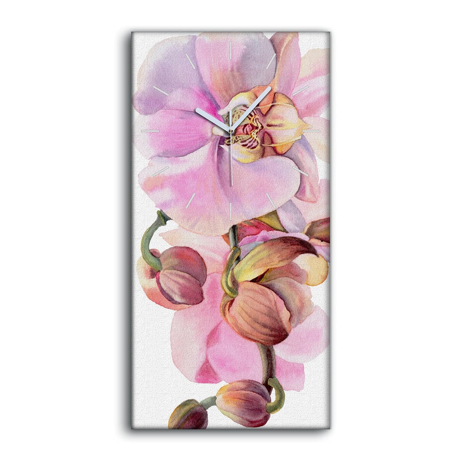 Horloge sur Toile Ne Pas Tic Tac Grand Format 30x60cm Silence Absolu Salon Chambre