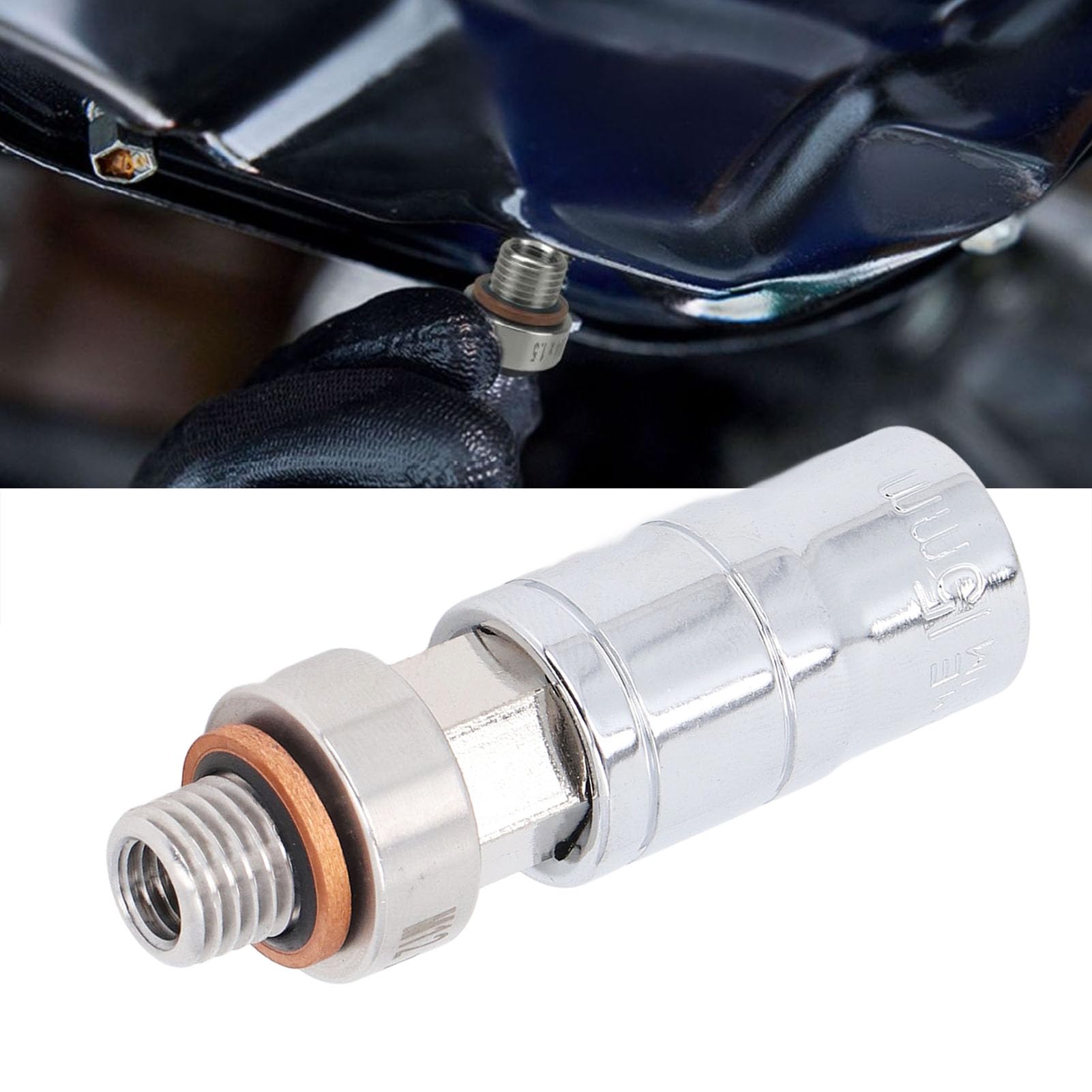 Kit di riparazione filettatura coppa olio autofilettante in acciaio inossidabile M12x1,5 per tappo di scarico olio Piggyback per manutenzione auto